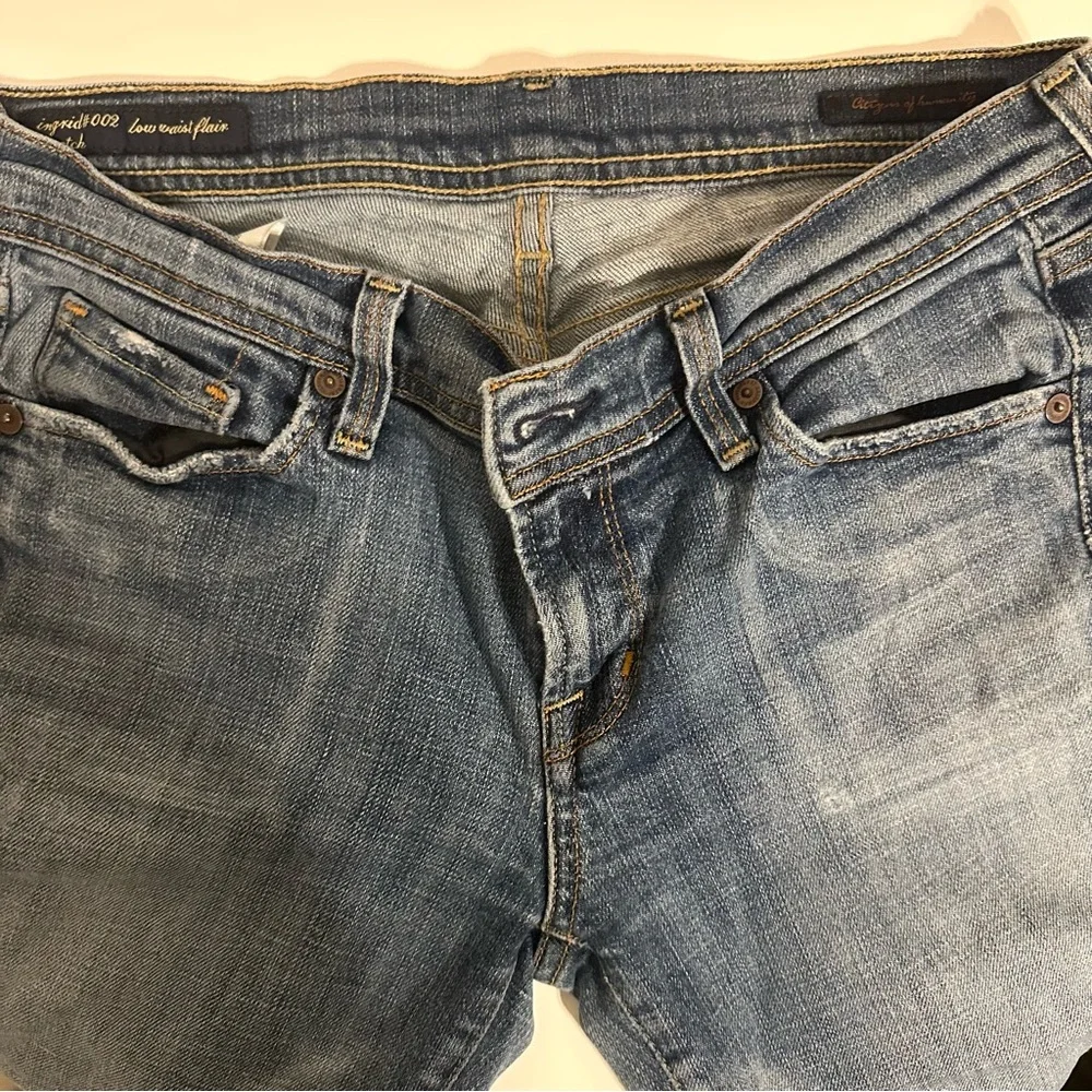 Citizens Of Humanity Light Blue Straight Leg Jeans - Picture 2 of 8